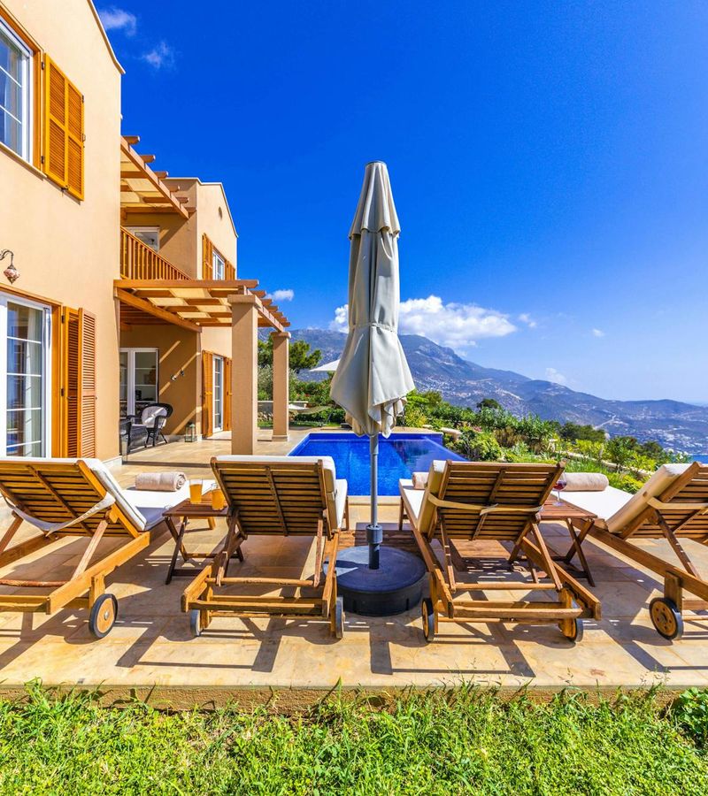 Mountain resort exterior view